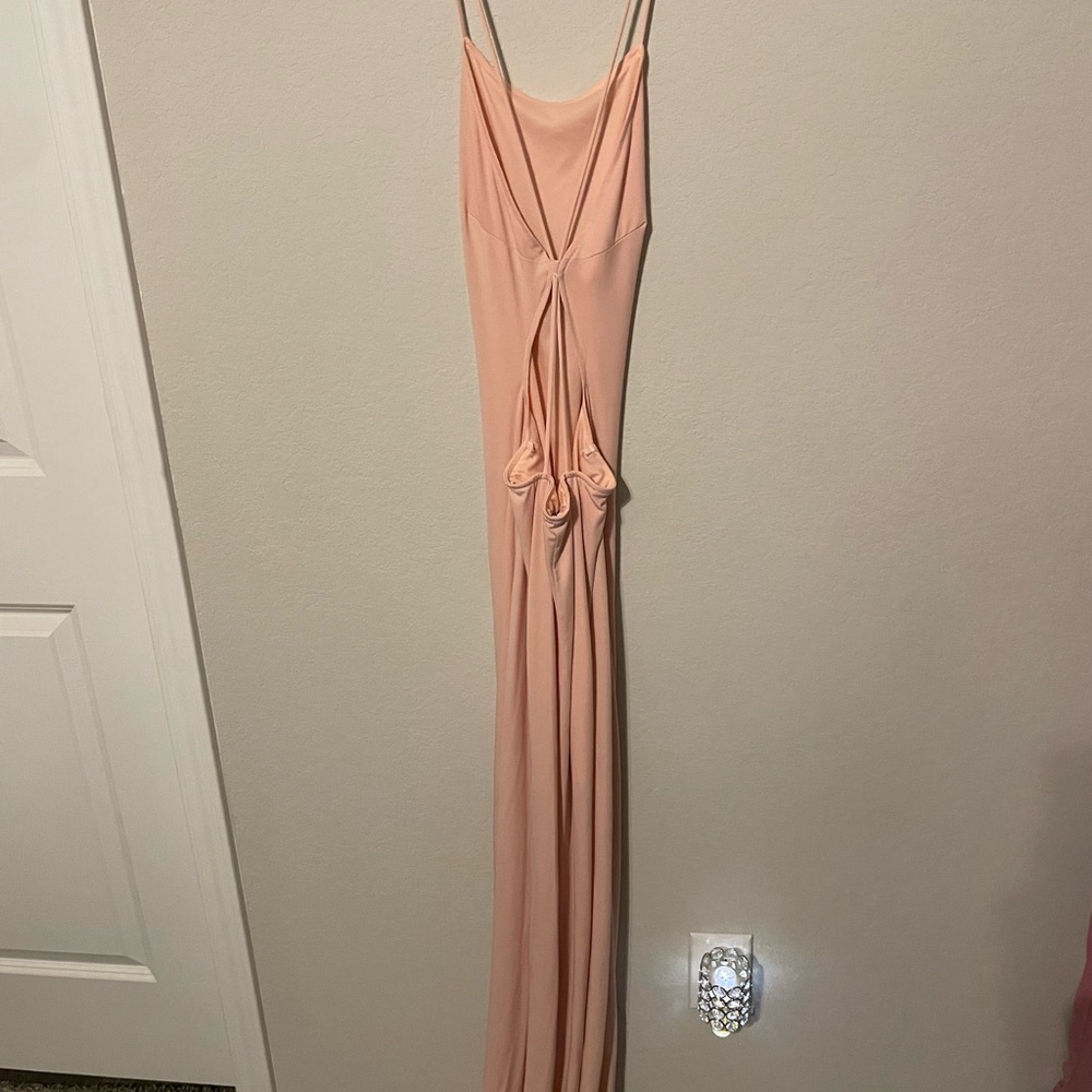 Pink Backless Dress - Picture 2 of 3